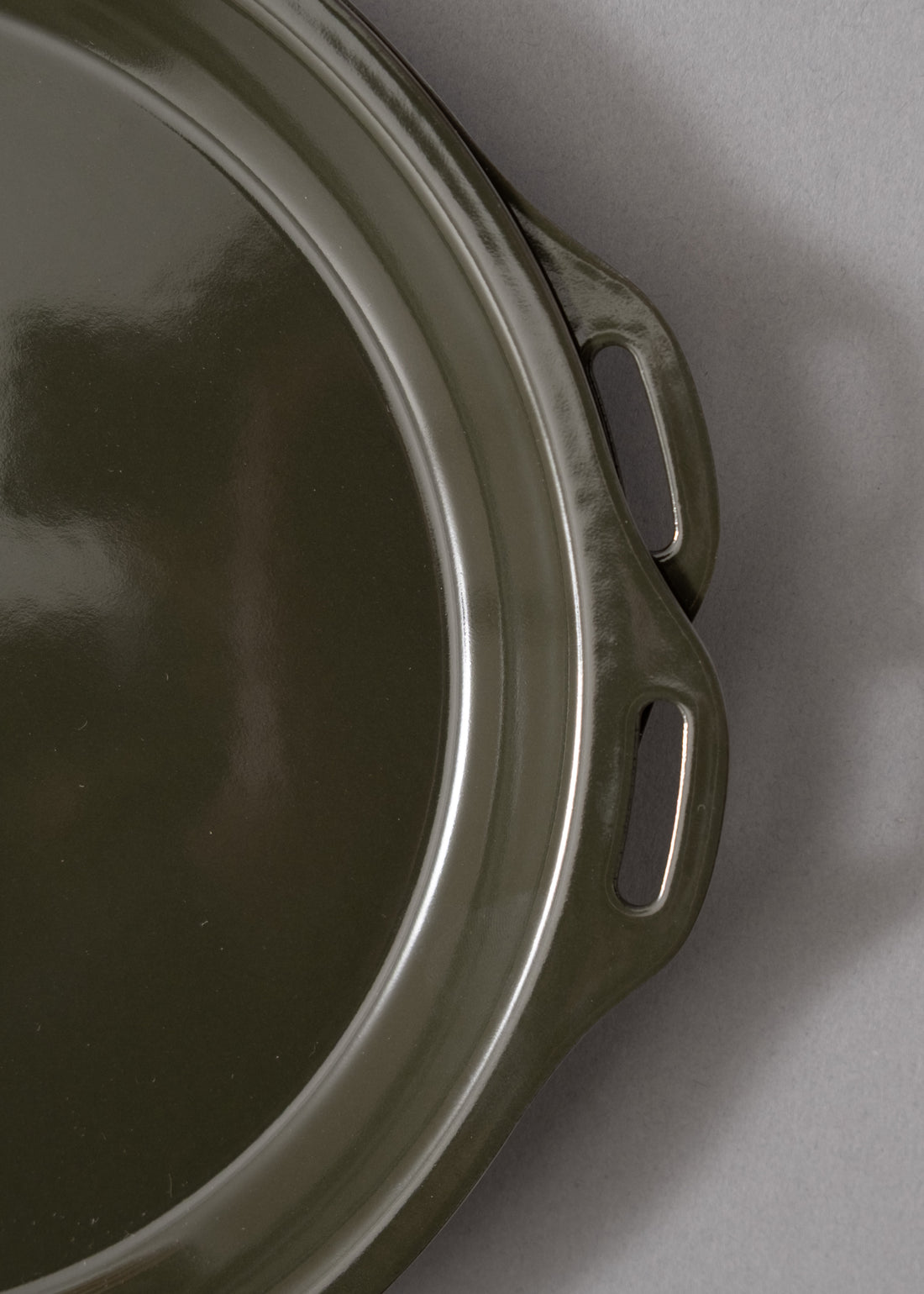 FORIS PLATE - ASSIETTE / POÊLE - 26 CM - ASH GREEN - KINTO