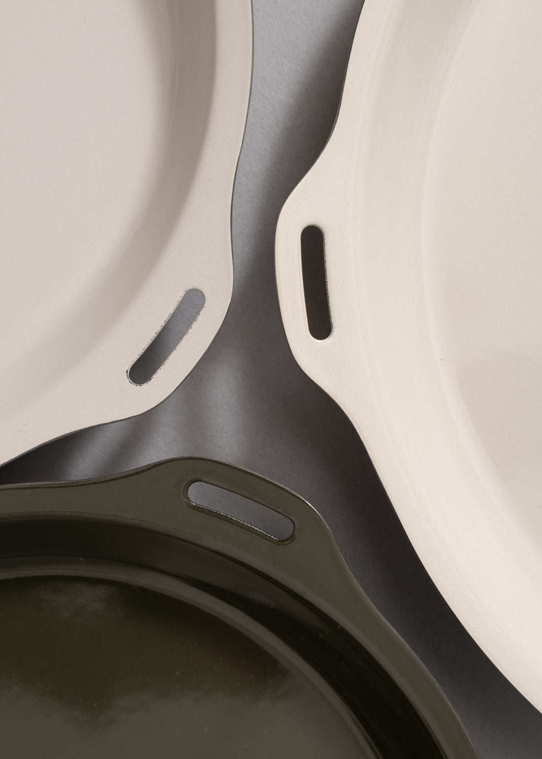 FORIS PLATE - ASSIETTE / POÊLE / COUVERCLE - 19,5 CM - ASH GREEN - KINTO