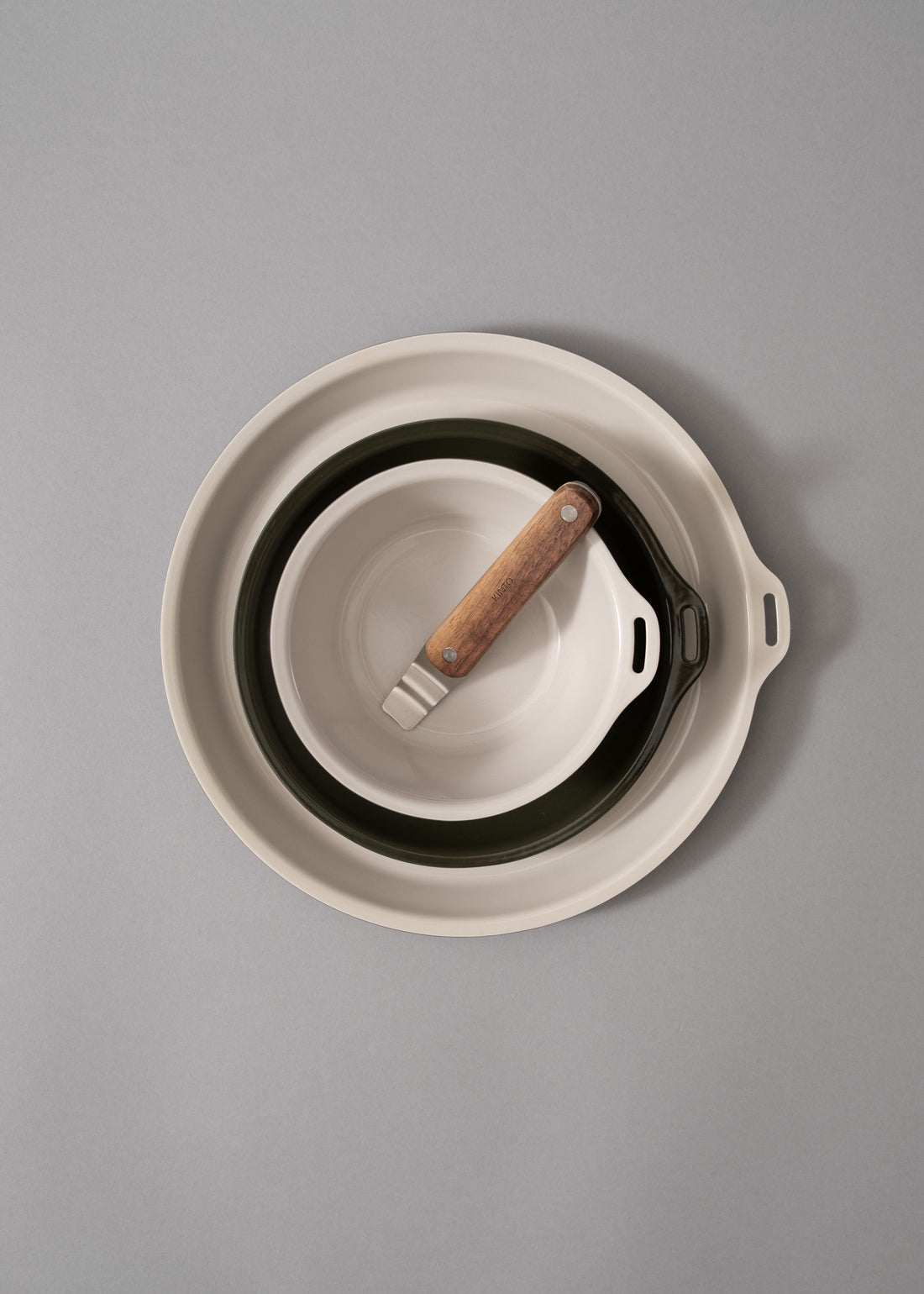FORIS PLATE - ASSIETTE / POÊLE / COUVERCLE - 19,5 CM - SAND BEIGE - KINTO