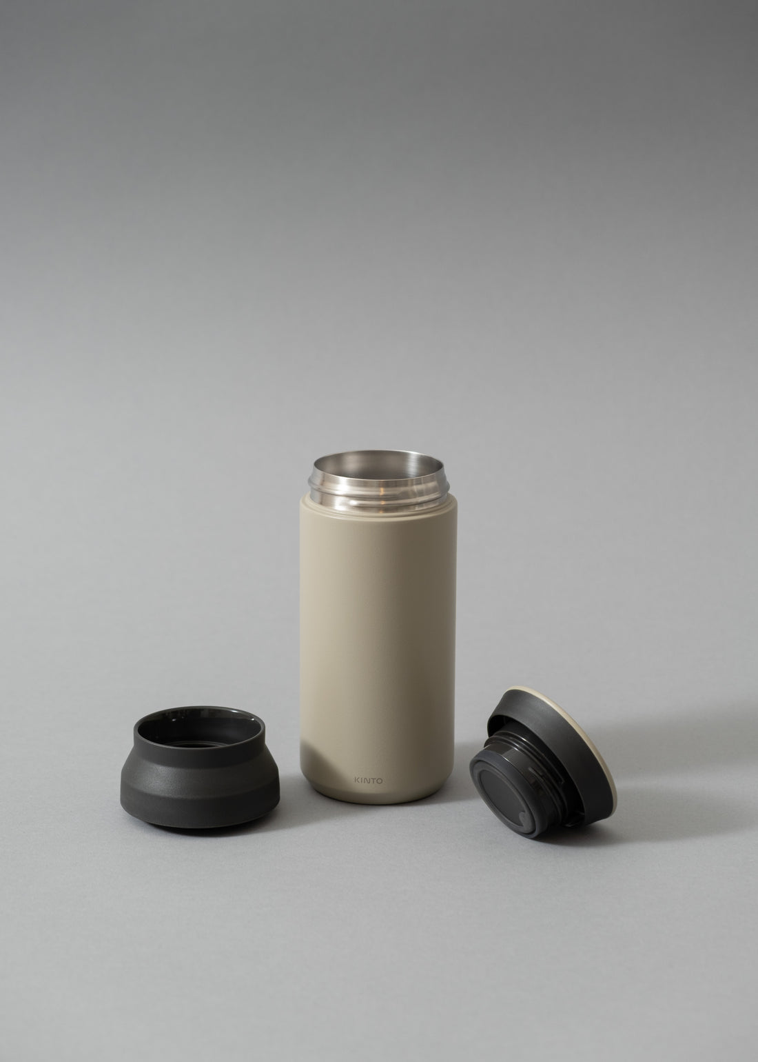 TRAVEL TUMBLER - GOURDE ISOTHERME - 350 ML - SAND BEIGE - KINTO