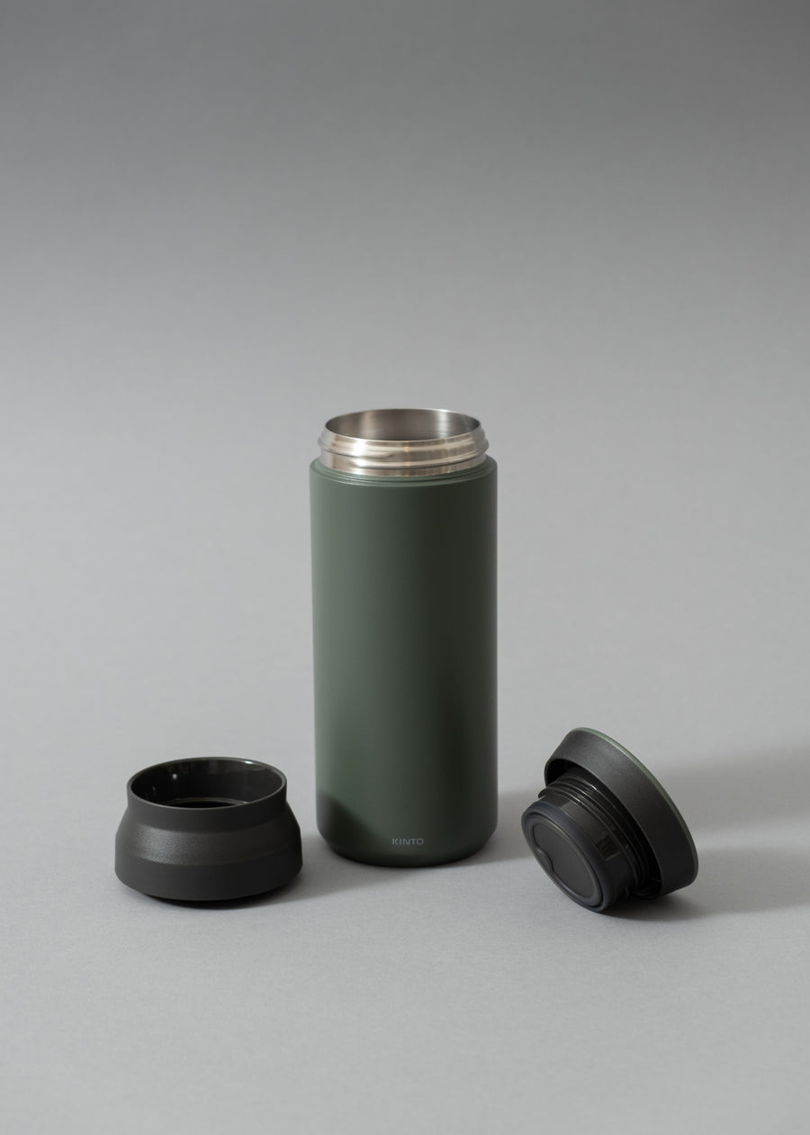 TRAVEL TUMBLER - GOURDE ISOTHERME - 500 ML - ASH GREEN - KINTO