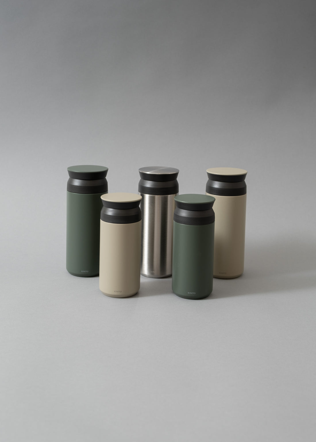 TRAVEL TUMBLER - GOURDE ISOTHERME - 500 ML - SAND BEIGE - KINTO