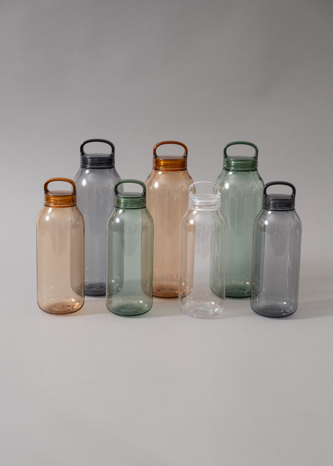 WATER BOTTLE - GOURDE - 500 ML - CLEAR - KINTO
