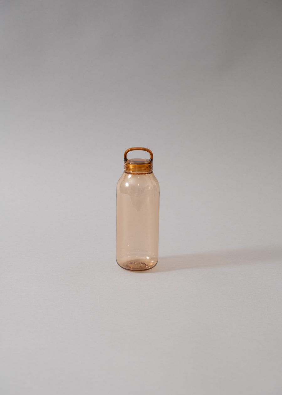 WATER BOTTLE - GOURDE - 500 ML - AMBER - KINTO