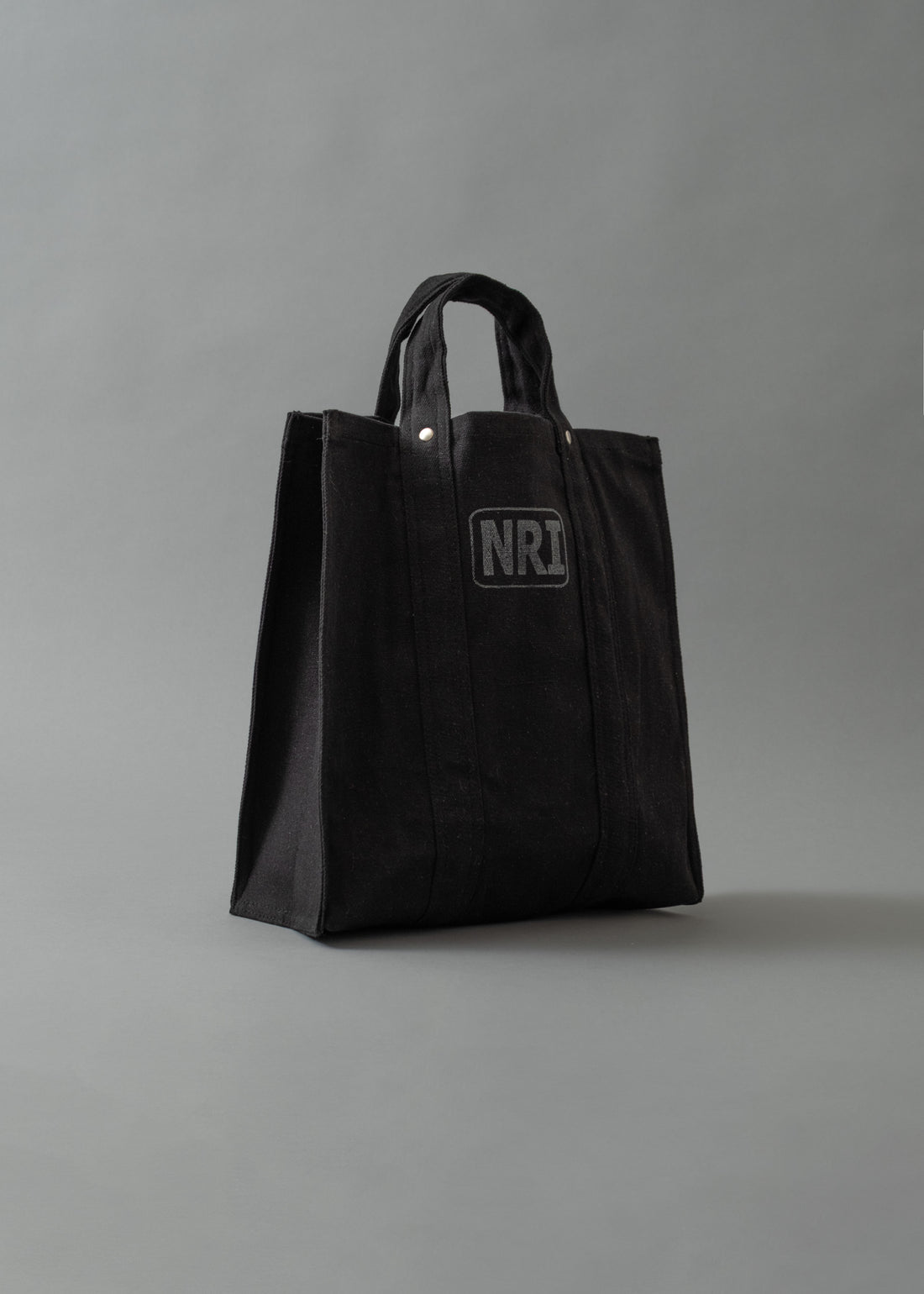 SAC TOTE EN CANVAS - LABOUR TOTE BAG SMALL - BLACK - PUEBCO