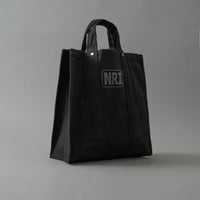 SAC TOTE EN CANVAS - LABOUR TOTE BAG SMALL - BLACK - PUEBCO