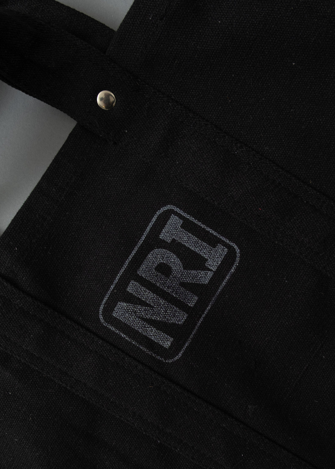 SAC TOTE EN CANVAS - LABOUR TOTE BAG SMALL - BLACK - PUEBCO