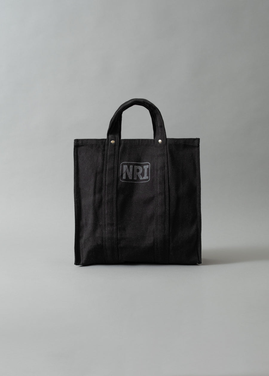 SAC TOTE EN CANVAS - LABOUR TOTE BAG SMALL - BLACK - PUEBCO