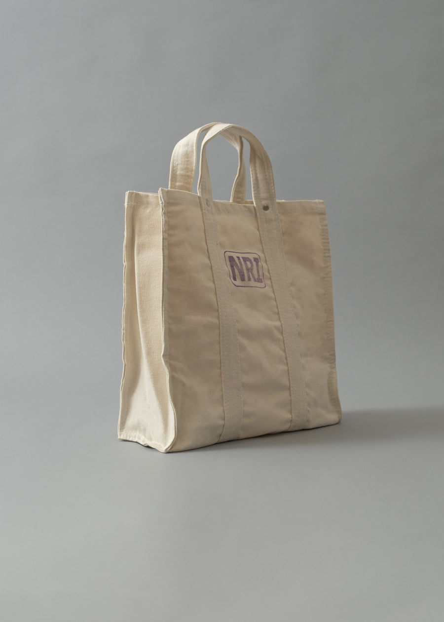 SAC TOTE EN CANVAS - LABOUR TOTE BAG SMALL - ECRU - PUEBCO