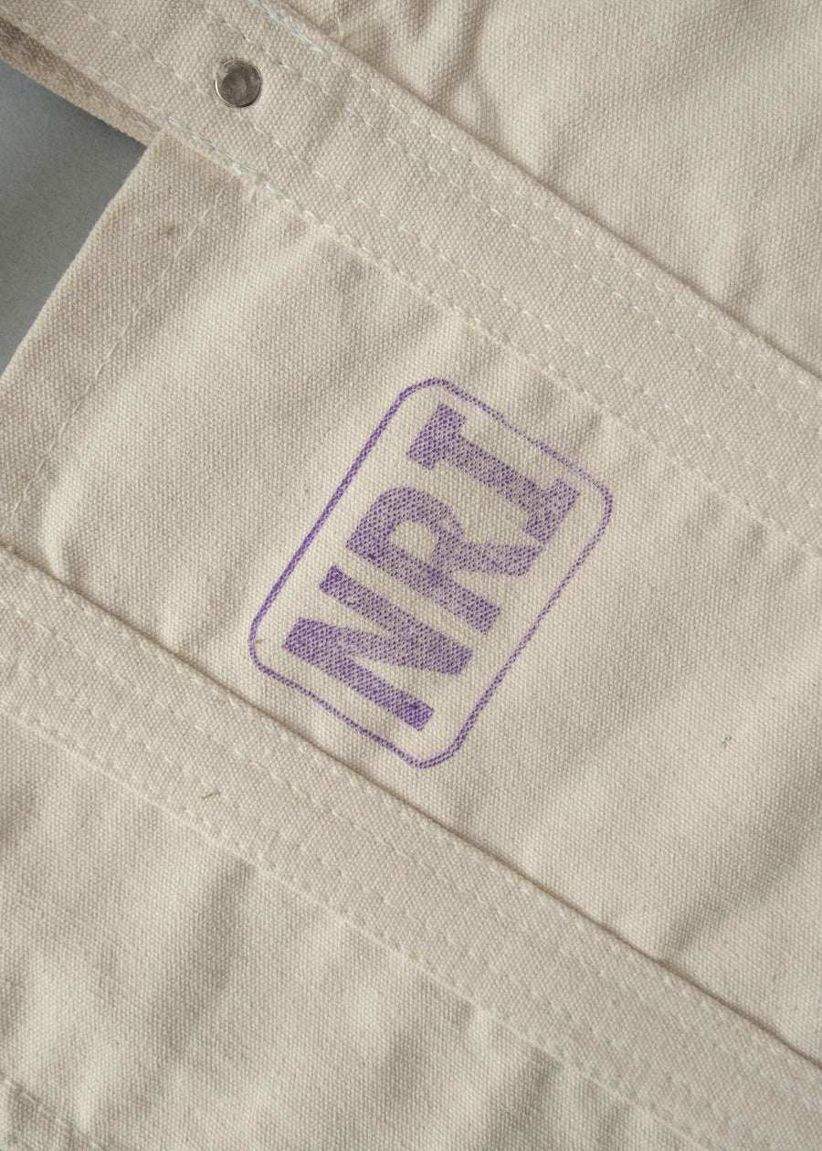 SAC TOTE EN CANVAS - LABOUR TOTE BAG SMALL - ECRU - PUEBCO