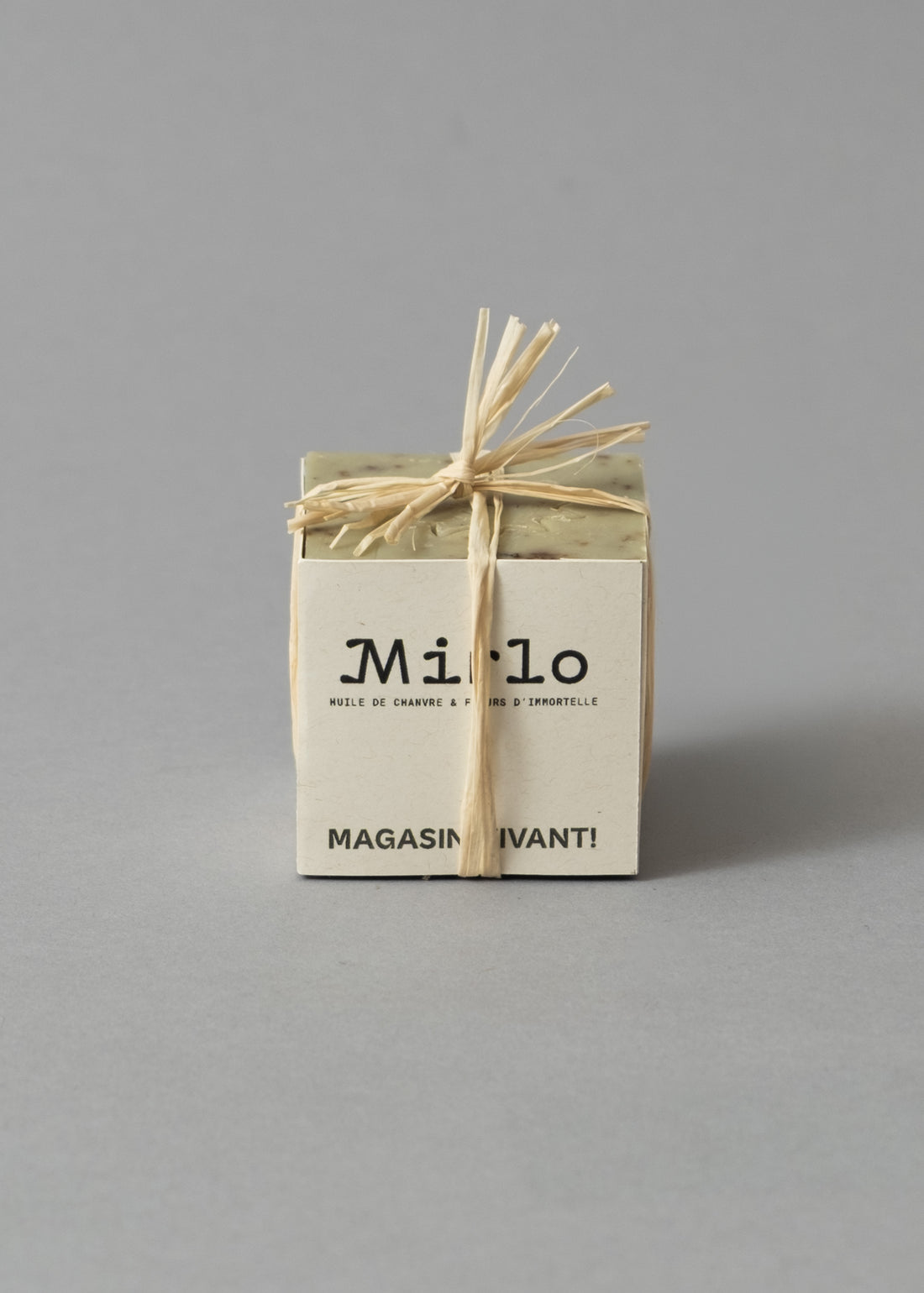 SAVON EXFOLIANT - "MAGU XL" - IMMORTELLE & CHANVRE - EDITION MIRLO x MAGASIN VIVANT!