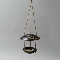 MANGEOIRE / ABREUVOIR EN TERRE MÊLÉE - "SERIE MANGEOIRES" - NOIR - LÉA BALDASSARI X MAGASIN VIVANT!