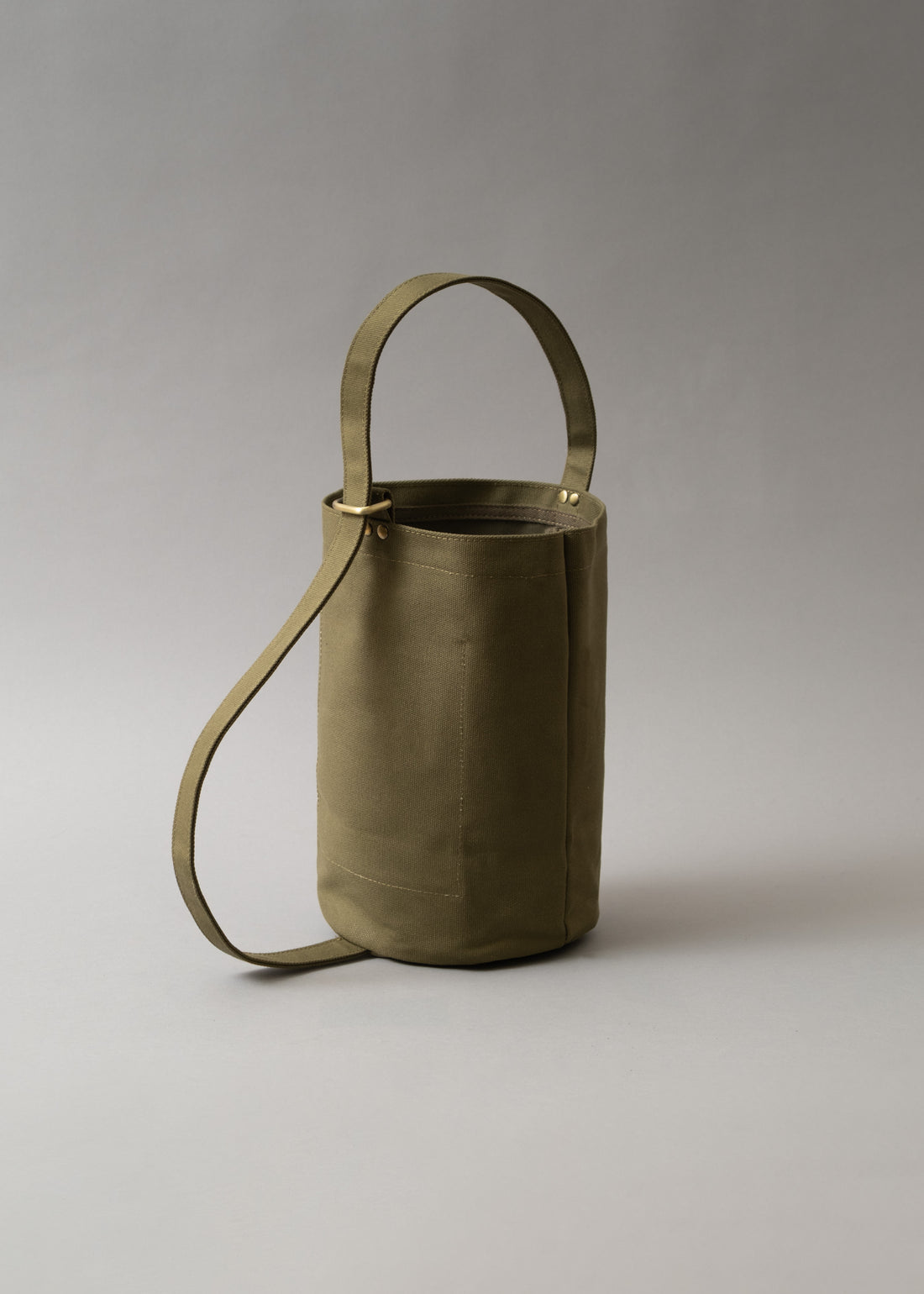 MINI SAC SEAU EN CANVAS - MINI KANTAN BAG - KAKI - NIWAKI