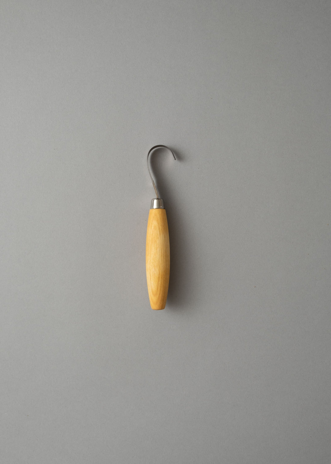 COUTEAU CROCHE DOUBLE TRANCHANT pour sculpter le bois, avec étui en cuir - carving hook 162 - MORAKNIV