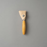 COUTEAU CROCHE DOUBLE TRANCHANT pour sculpter le bois, avec étui en cuir - carving hook 162 - MORAKNIV