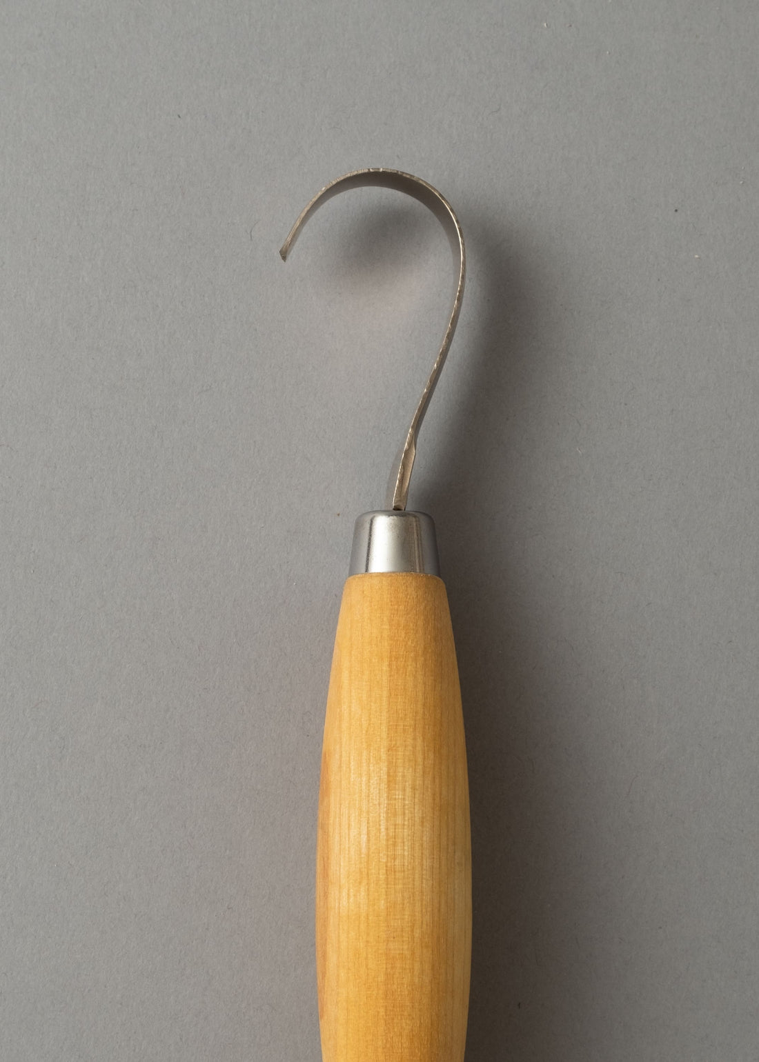 COUTEAU CROCHE DROITIER pour sculpter le bois, avec étui en cuir - carving hook 164 - MORAKNIV
