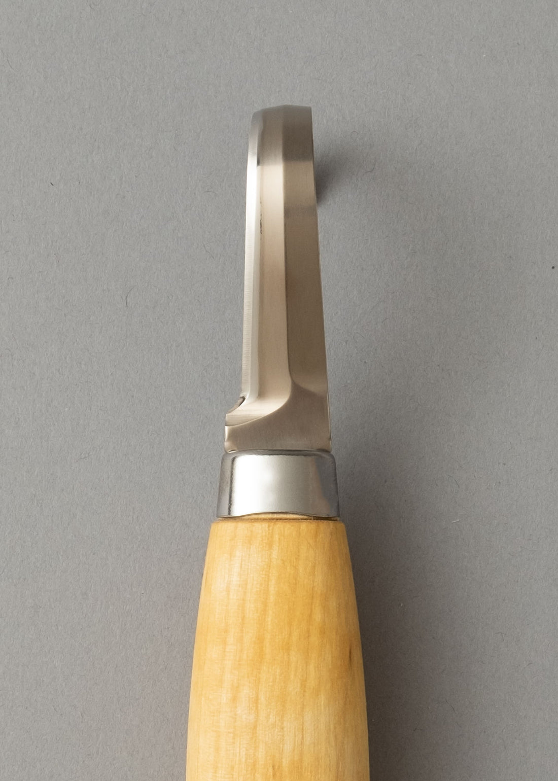 COUTEAU CROCHE GAUCHER pour sculpter le bois, avec étui en cuir - carving hook 164 - MORAKNIV