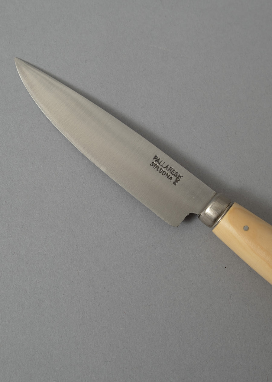 COUTEAU D'OFFICE ET DE TABLE - MANCHE BUIS - LAME 10 CM - PALLARES SOLSONA