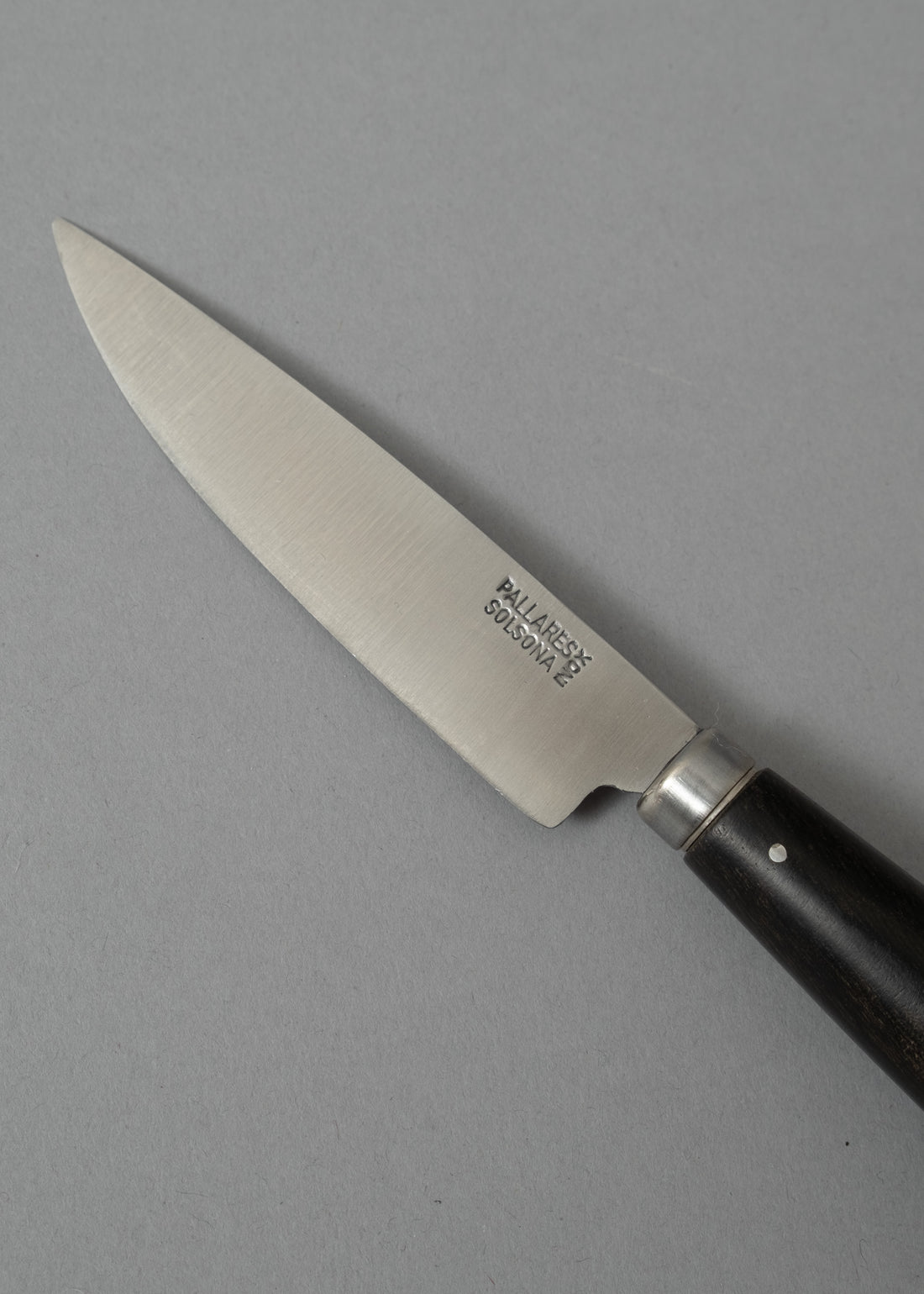 COUTEAU D'OFFICE ET DE TABLE - MANCHE EBENE - LAME 10 CM - PALLARES SOLSONA