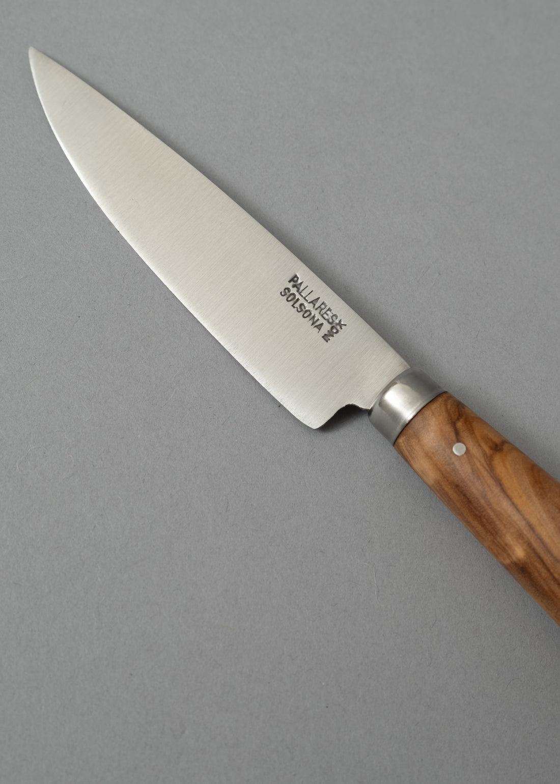 COUTEAU D'OFFICE ET DE TABLE - MANCHE OLIVIER - LAME 10 CM - PALLARES SOLSONA