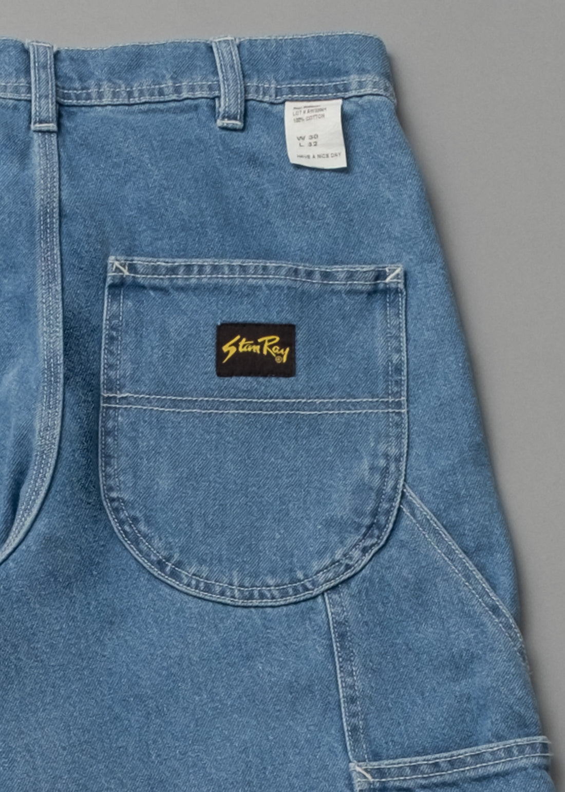 OG PAINTER PANT - HEAVY STONE WASH DENIM - STAN RAY