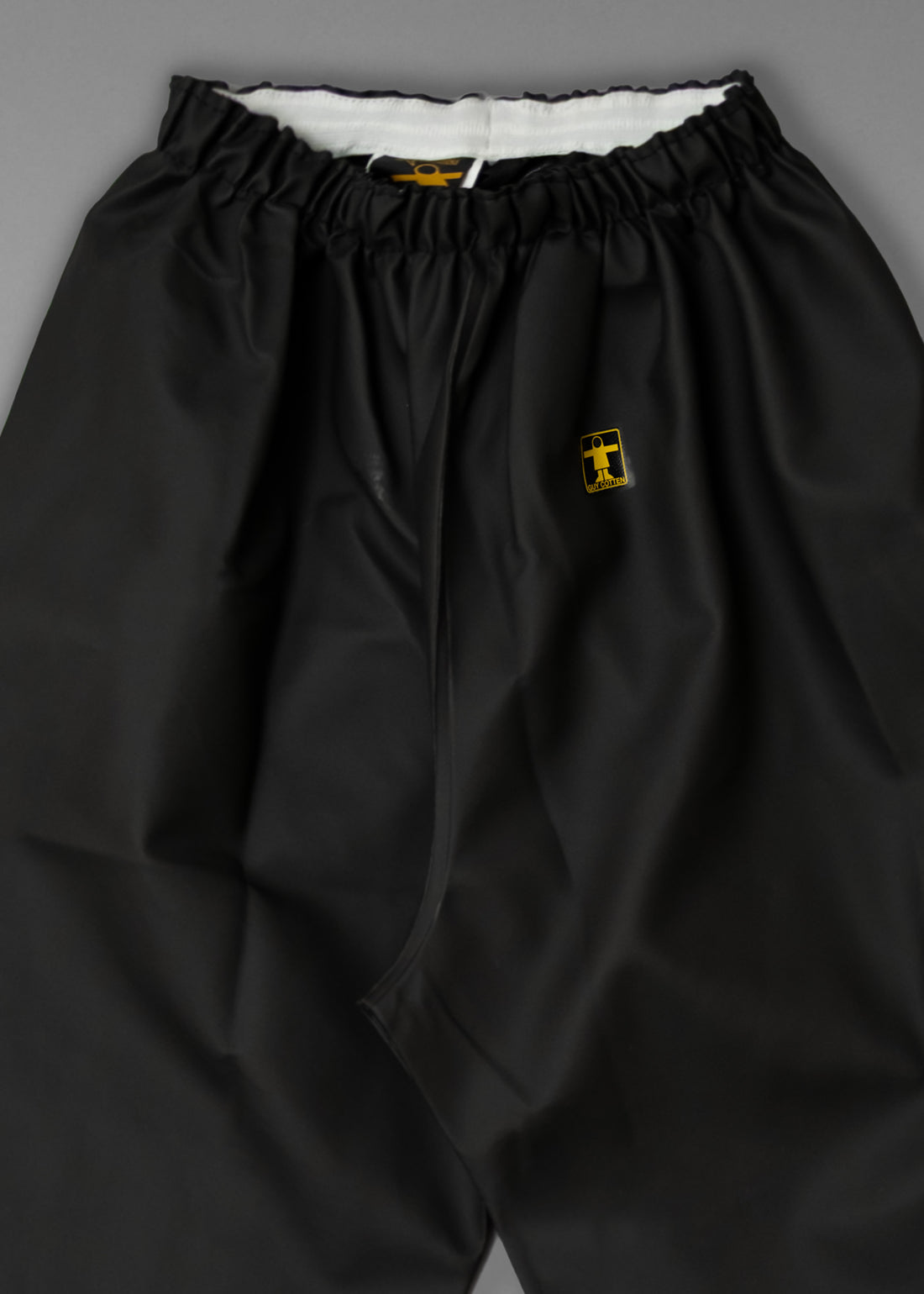 PANTALON CIRÉ POULDO - NOIR - TISSU GLENTEX 320g/m² - GUY COTTEN