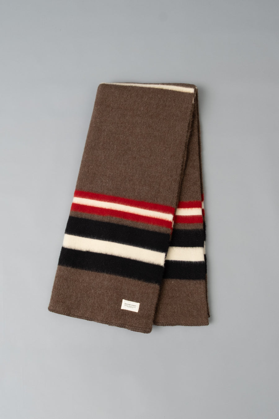 PLAID XXL - LAINE BULGARE - 200 X 160 CM - BRUN - MAGASIN VIVANT!