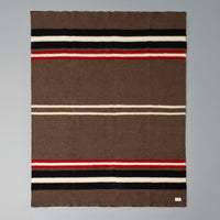 PLAID XXL - LAINE BULGARE - 200 X 160 CM - BRUN - MAGASIN VIVANT!