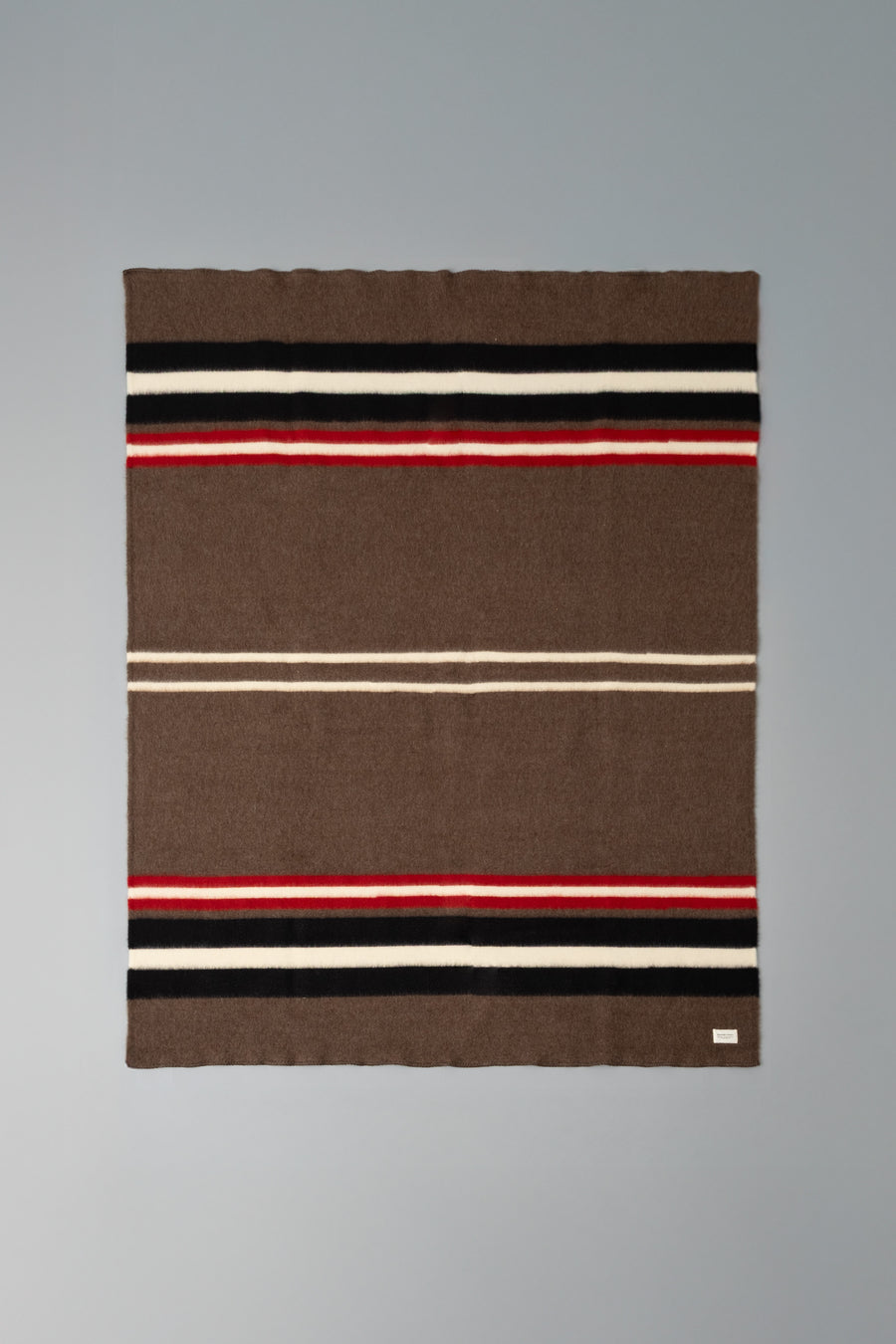 PLAID XXL - LAINE BULGARE - 200 X 160 CM - BRUN - MAGASIN VIVANT!