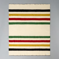 PLAID XXL - LAINE BULGARE - 200 X 160 CM - ECRU - MAGASIN VIVANT!