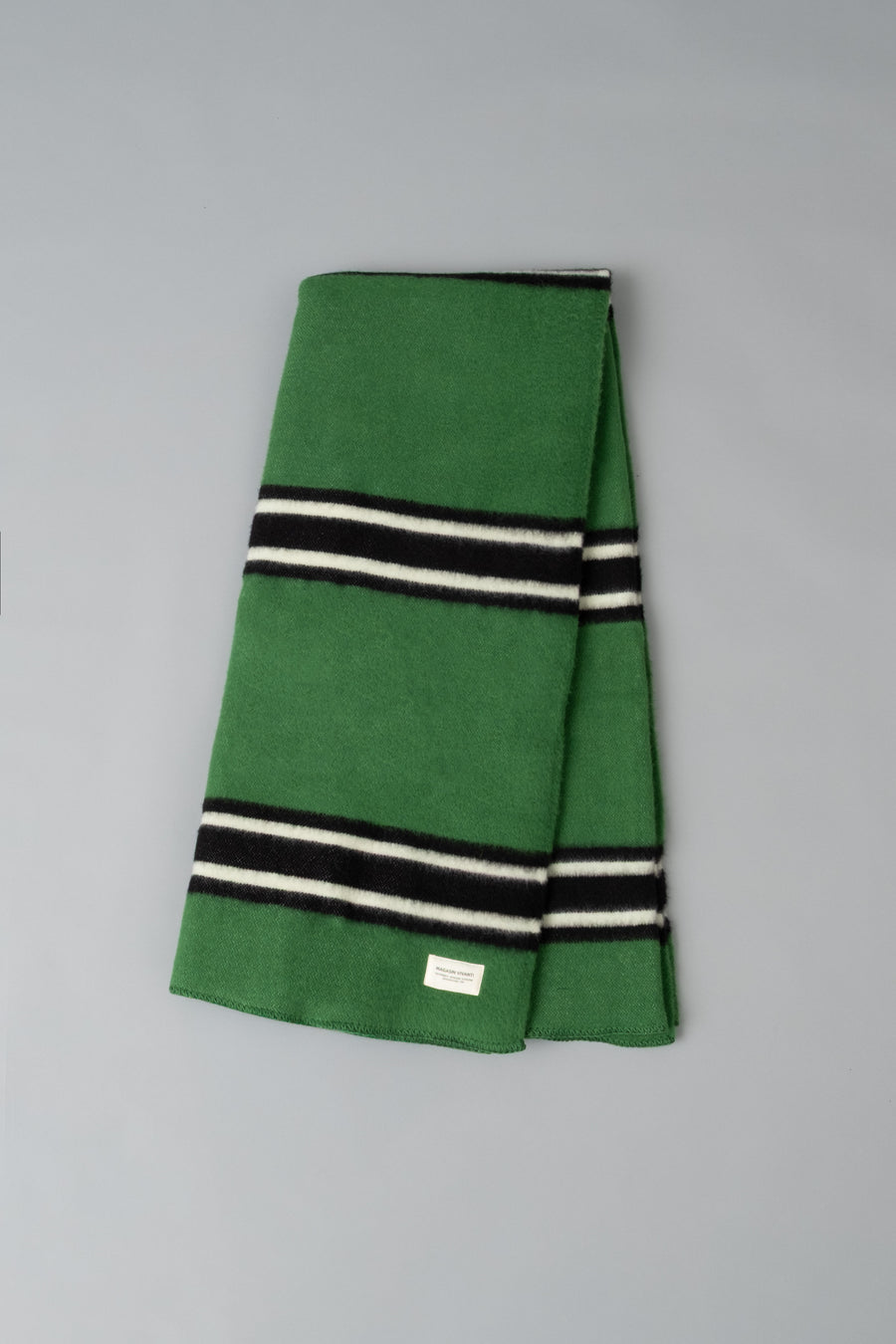 PLAID XXL - LAINE BULGARE - 200 X 160 CM - VERT - MAGASIN VIVANT!