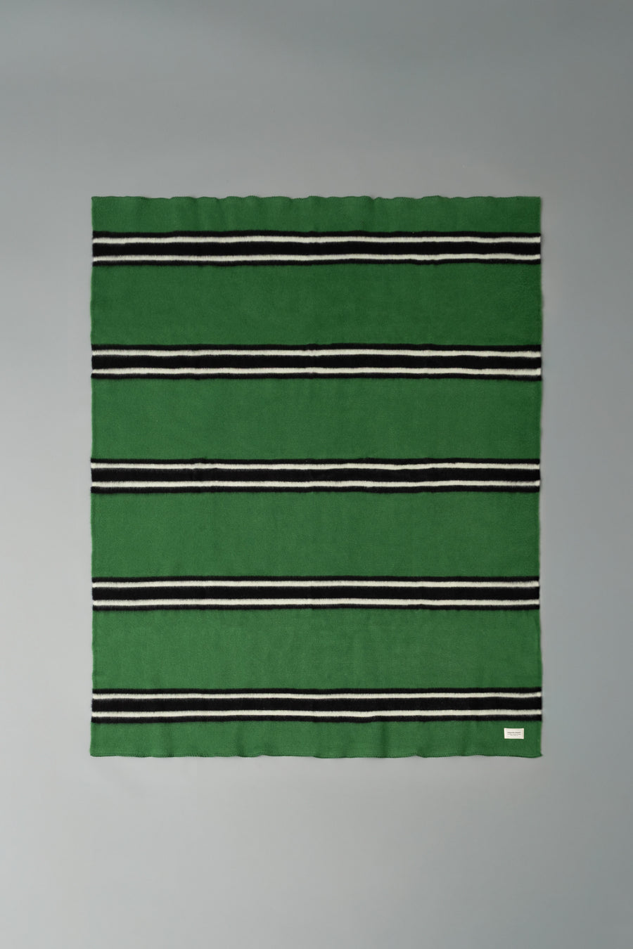 PLAID XXL - LAINE BULGARE - 200 X 160 CM - VERT - MAGASIN VIVANT!