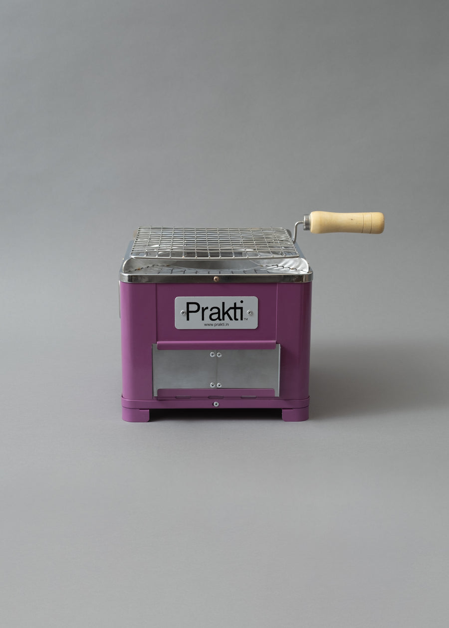STREET FOOD BBQ - POELE DE CUISSON + GRILL - VIOLET - PRAKTI