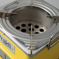 STREET FOOD BBQ - POELE DE CUISSON + GRILL - JAUNE - PRAKTI