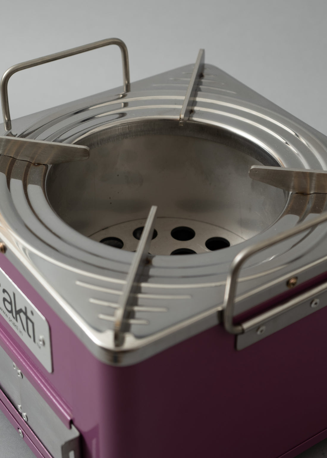 STREET FOOD BBQ - POELE DE CUISSON + GRILL - VIOLET - PRAKTI