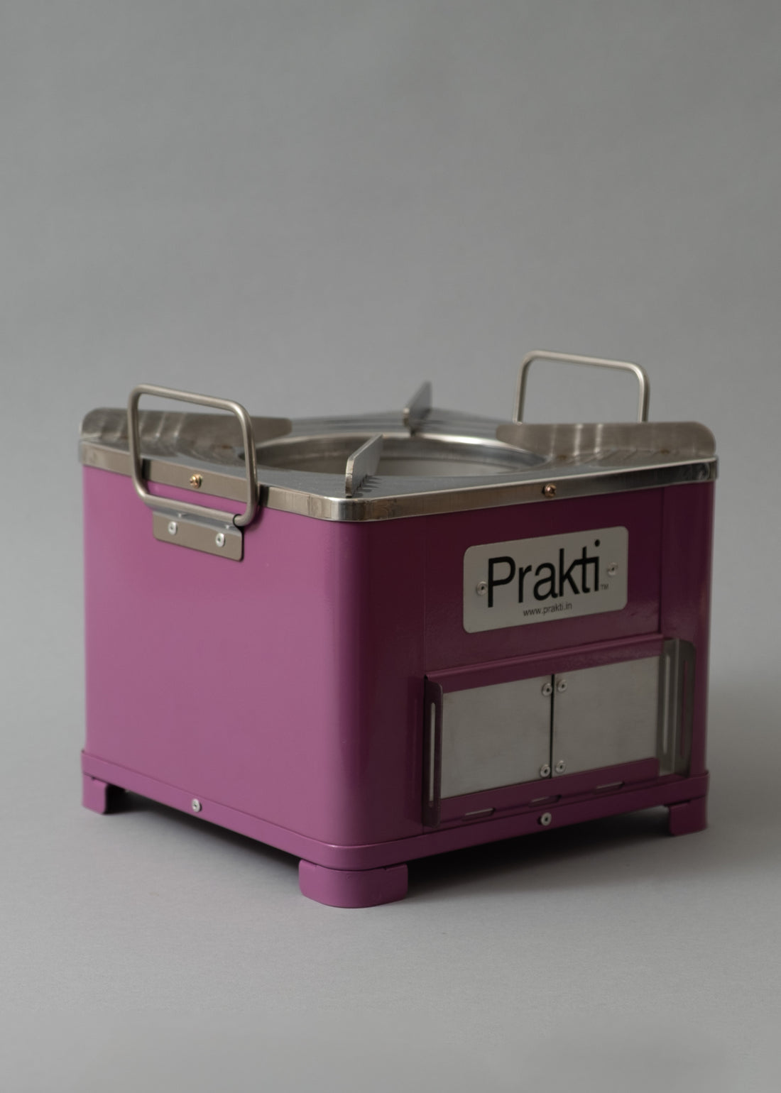 STREET FOOD BBQ - POELE DE CUISSON + GRILL - VIOLET - PRAKTI