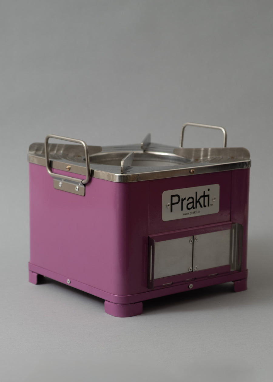 STREET FOOD BBQ - POELE DE CUISSON + GRILL - VIOLET - PRAKTI