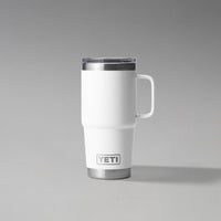 MUG DE VOYAGE - RAMBLER 20 OZ TRAVEL MUG - 591 ML - WHITE - YETI
