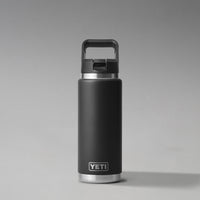 BOUTEILLE ISOTHERME - RAMBLER 26 OZ STRAW BOTTLE - 769 ML - BLACK - YETI