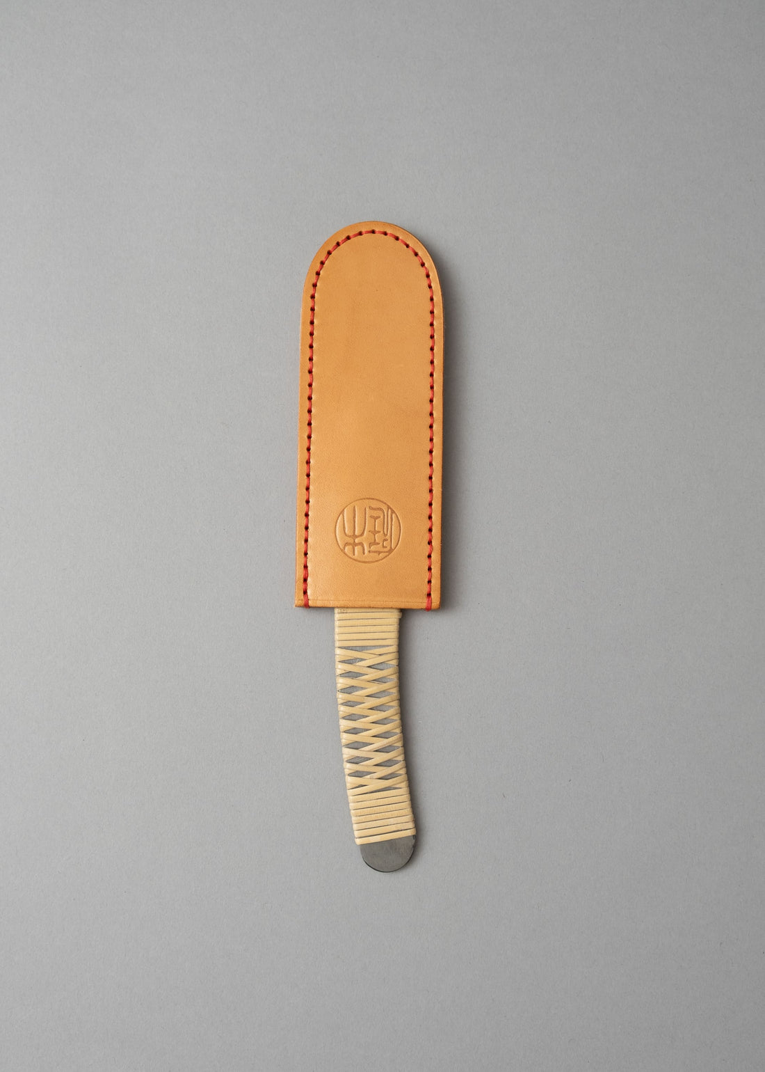 COUTEAU KIRIDASHI JAPONAIS - LAME BLUE PAPER STEEL - ETUI CUIR - NIWAKI