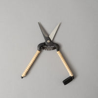 SECATEUR / CISEAUX A FLEURS FORGE - MANCHE ROTIN - NIWAKI