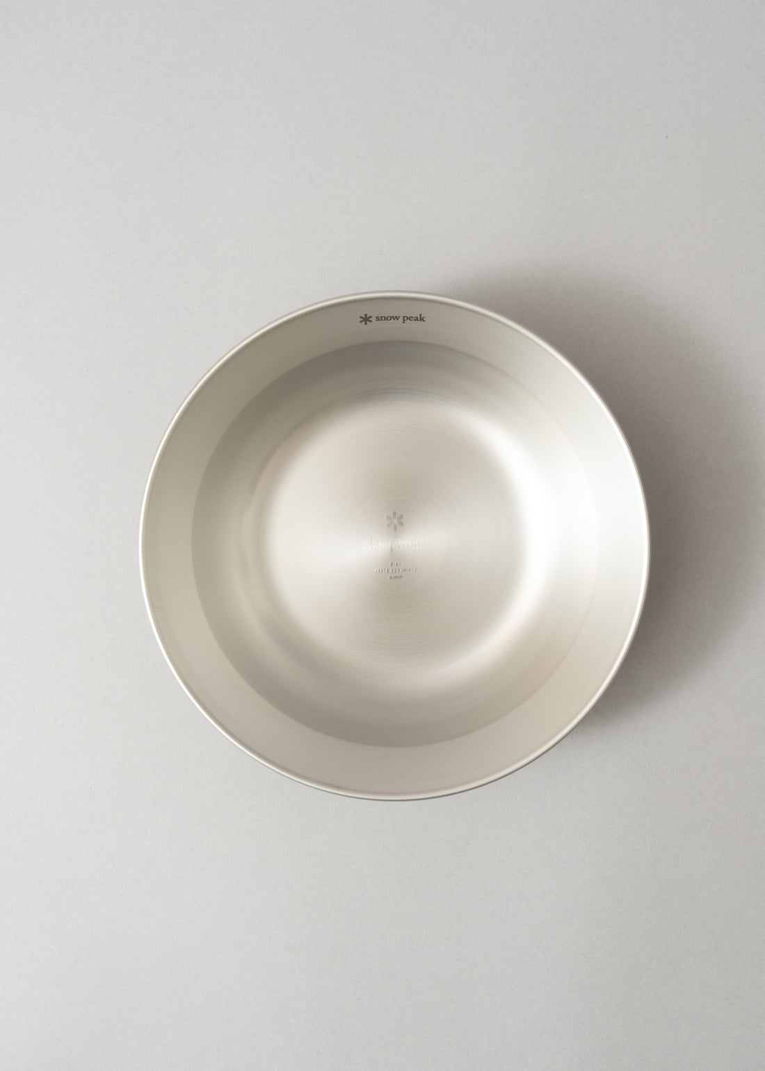 GRAND BOL INOX - RENEWED TABLEWARE BOWL L - 17,8 cm - SNOW PEAK
