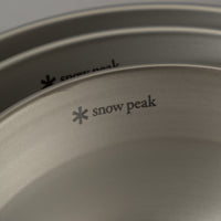 GRAND BOL INOX - RENEWED TABLEWARE BOWL L - 17,8 cm - SNOW PEAK