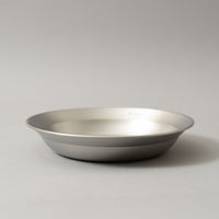 ASSIETTE CREUSE INOX - RENEWED TABLEWARE DISH - 21 CM - SNOW PEAK