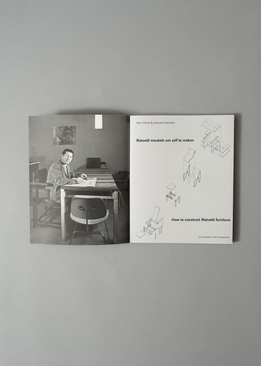 HOW TO CONSTRUCT RIETVELD FURNITURE - J. NIEMEIJER & P. DRIJVER - 2001