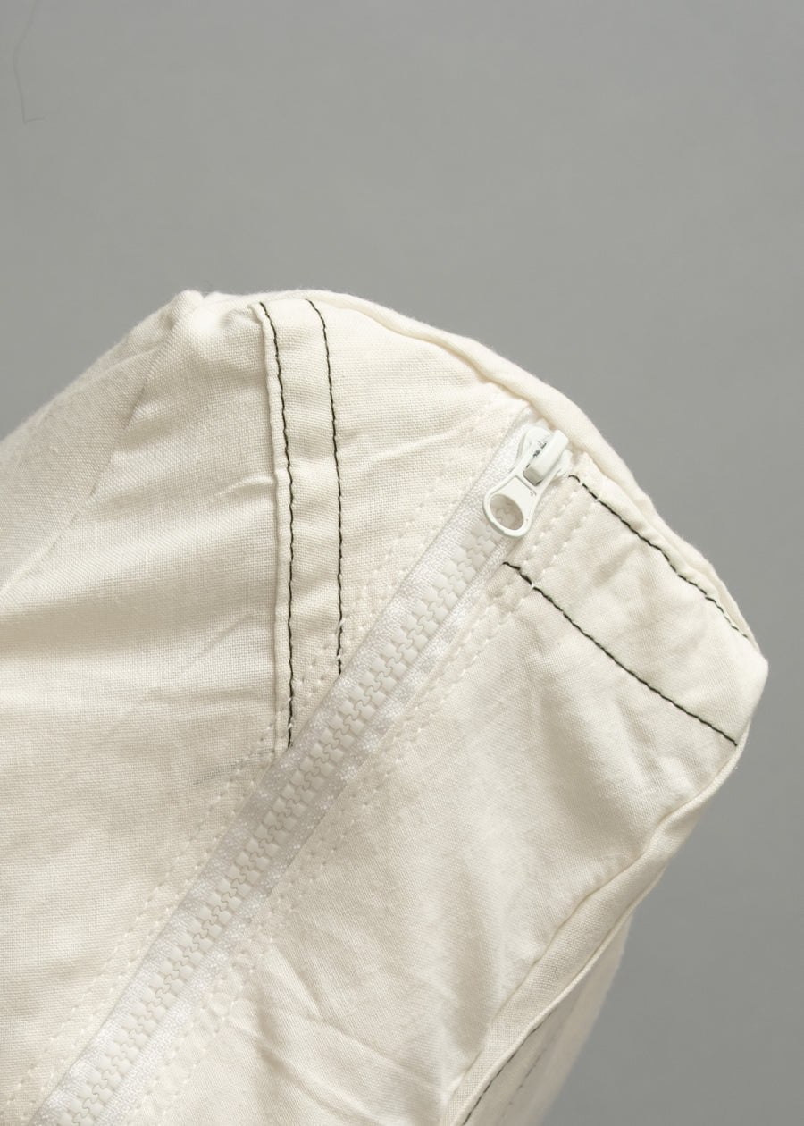 SAC TOTE - TOILE DE PARACHUTE VINTAGE - BLANC - PUEBCO