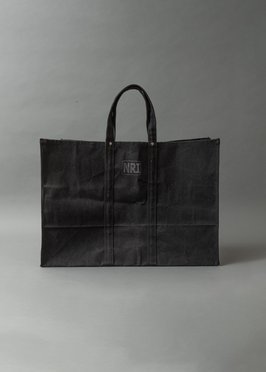 SAC XXL - NOIR - LABOUR TOTE BAG - CANVAS COTON - PUEBCO