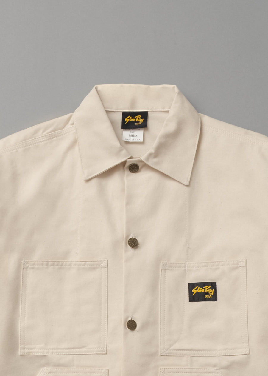 VESTE DE TRAVAIL - "SHOP JACKET" - DRILL NATUREL - STAN RAY