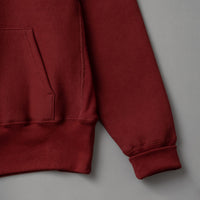 SWEATSHIRT EPAIS - BORDEAUX - Cross-Knit® heavyweight 12 OZ  - CAMBER USA