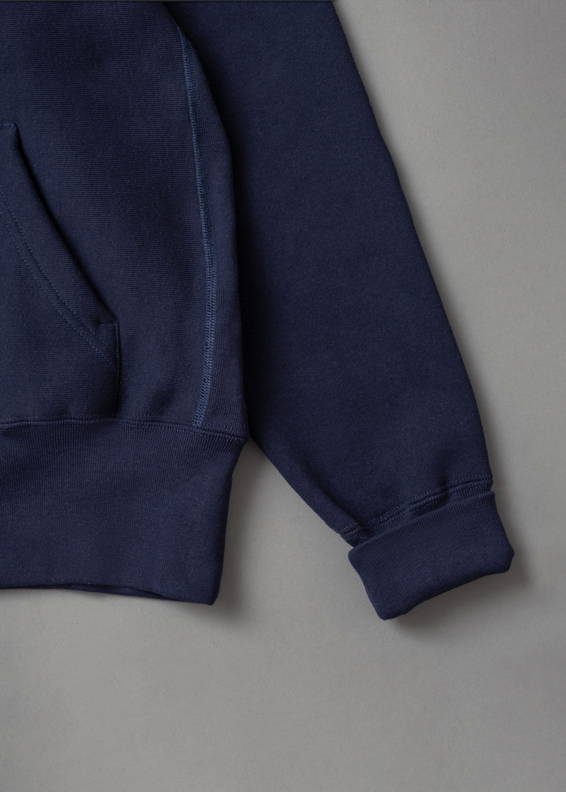 SWEATSHIRT EPAIS - NAVY - Cross-Knit® heavyweight 12 OZ  - CAMBER USA